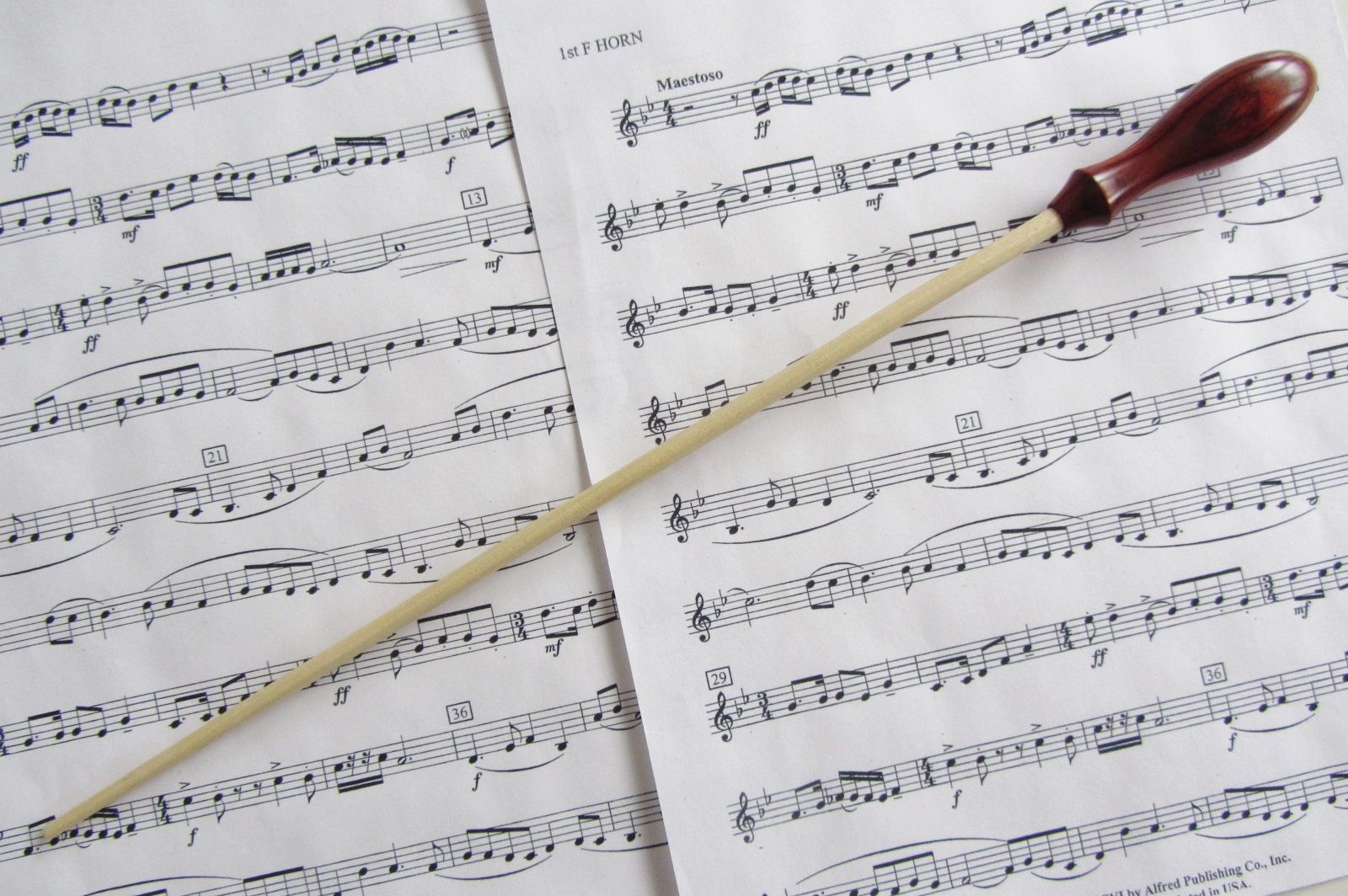 Custom Music Conductors Baton Handmade Cocobolo Wood And Poplar Wood