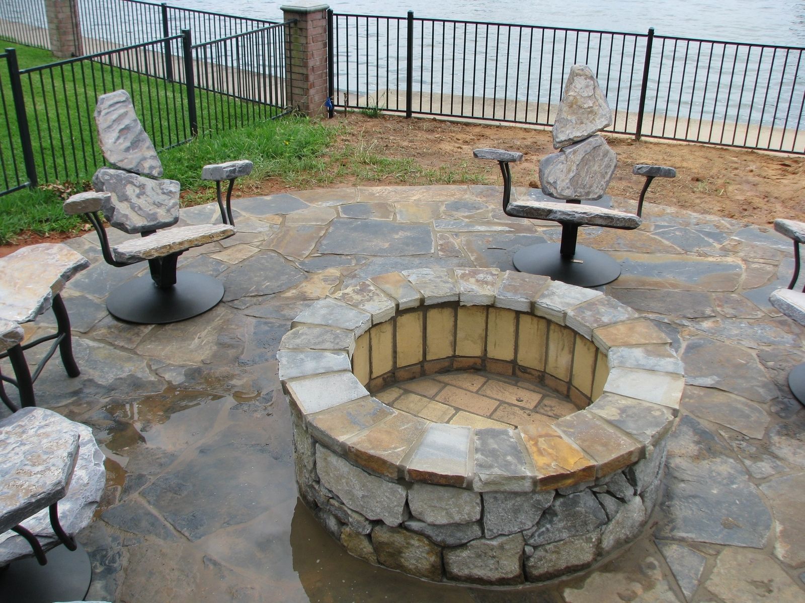 Hand Made Fire Pit Chairs By Stone 2 Furniture Custommade Com