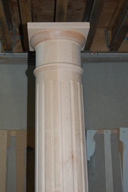 Custom Made Architectural Maple Column