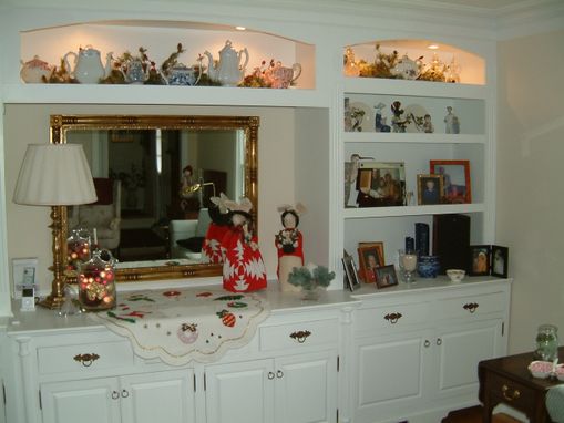 Custom Made Family Room Wall Unit