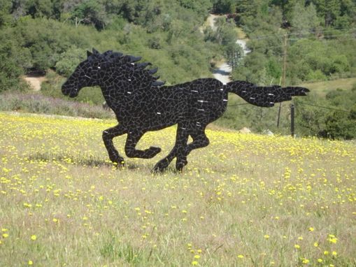 Custom Made Outdoor Horse Sculpture
