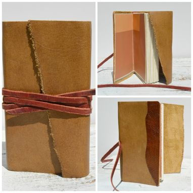 Custom Made Personalized Leather Journal Bound Handmade Diary Travel Silkscreen Art Notebook Engraved Leather