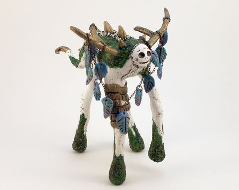 Custom Made Mossy Dragon Sculpture