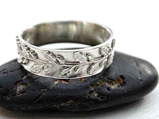 A Custom Made Meval Wedding Ring Silver Fairy Tale Meval Wedding Ring Silver Fairy Tale Band Pagan Oak Leaf