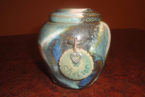 Custom Made "Pause For Chester" Pet Urn