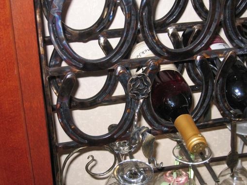 Custom Made Wine Rack - Wall Mount