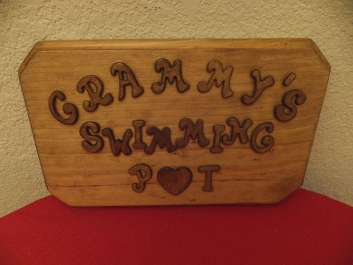 Custom Made Personalized Wooden Plaque
