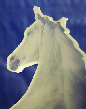 Custom Made 'Horse' Glass Sculpture