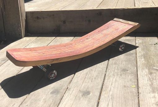 Custom Made Wine Barrel Skateboard