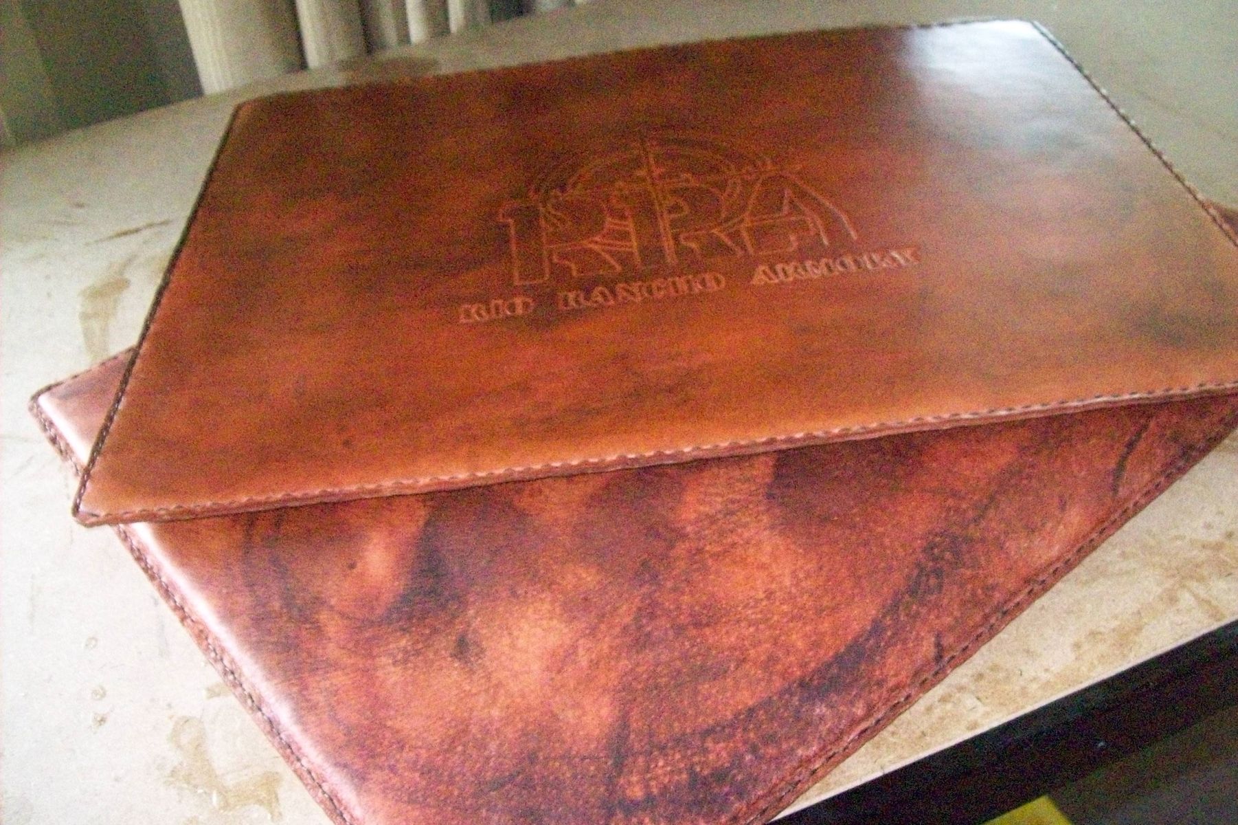 Buy Hand Made Custom Leather Pad/Mat, made to order from Kerry's Custom  Leather