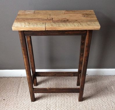 Custom Made Coffee Table | Entry End Side Table Made From Reclaimed Barn Wood
