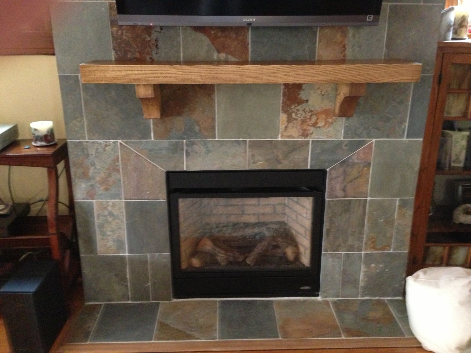 Handmade Mantel Shelf by Green River Woods, Inc.
