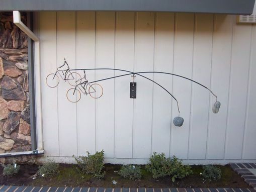 Custom Made Wall Kinetic Sculpture - Bicycle Pair 2011