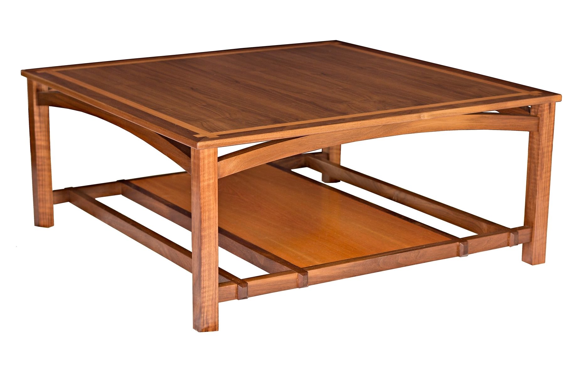 Hand Made Resolute Coffee Table Arts And Crafts Inspired Modern Table