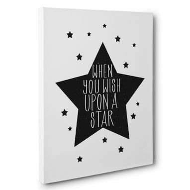 Custom Made When You Wish Upon A Star Canvas Wall Art