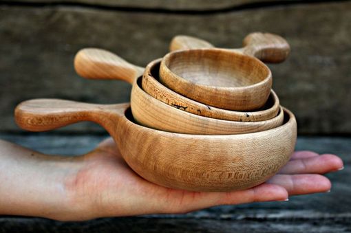 Custom Made Wooden Measuring Cups