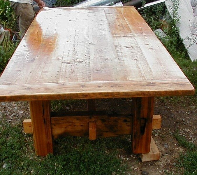 Custom Reclaimed Barn Wood Dining Table by J. Gubbins Fine Woodworking ...