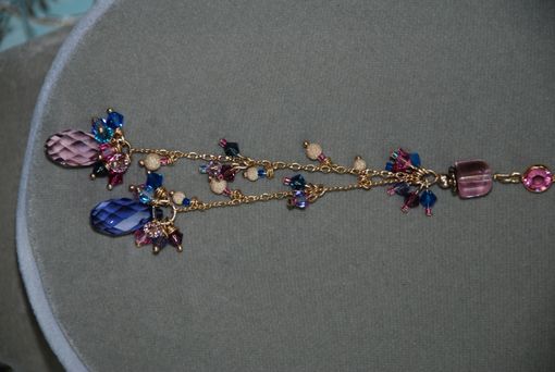 Custom Made Swarovski Crystal Droplet Necklace