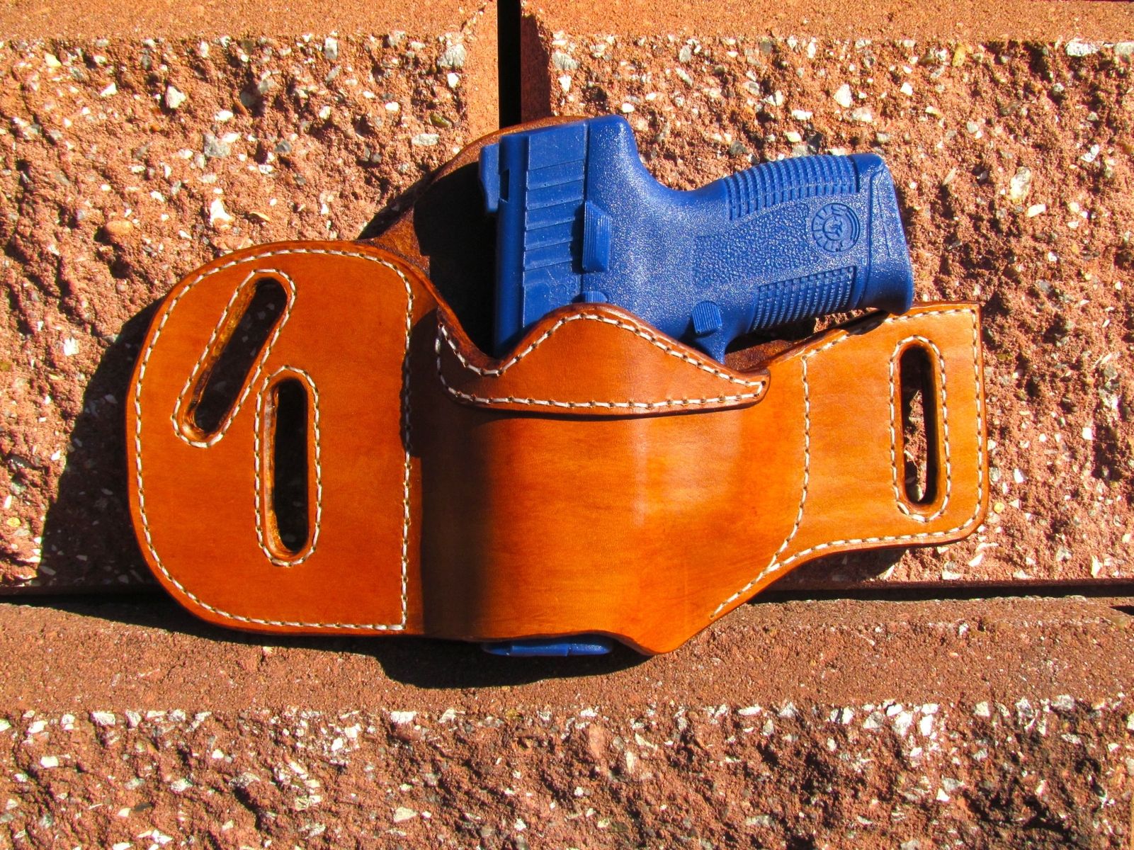Hand Made Custom Leather Gun Holster by Ozark Mountain Leather