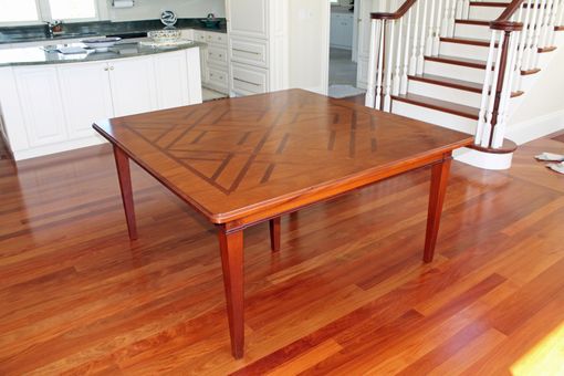 Custom Made Inlayed Dining Room Table