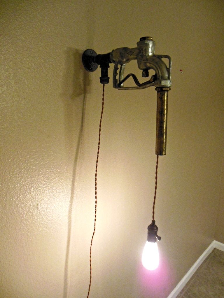 Buy Custom Made Industrial Gas Pump Lamp, made to order from Grease ...