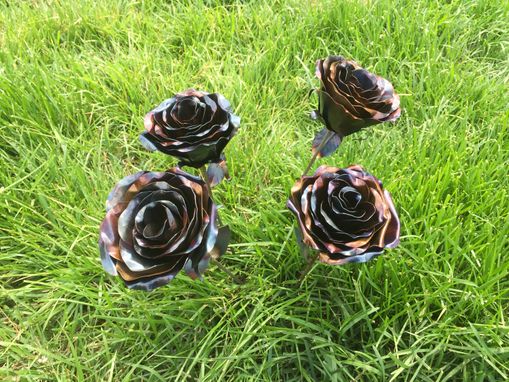 Custom Made Forever Roses - Hand-Forged Metal Roses