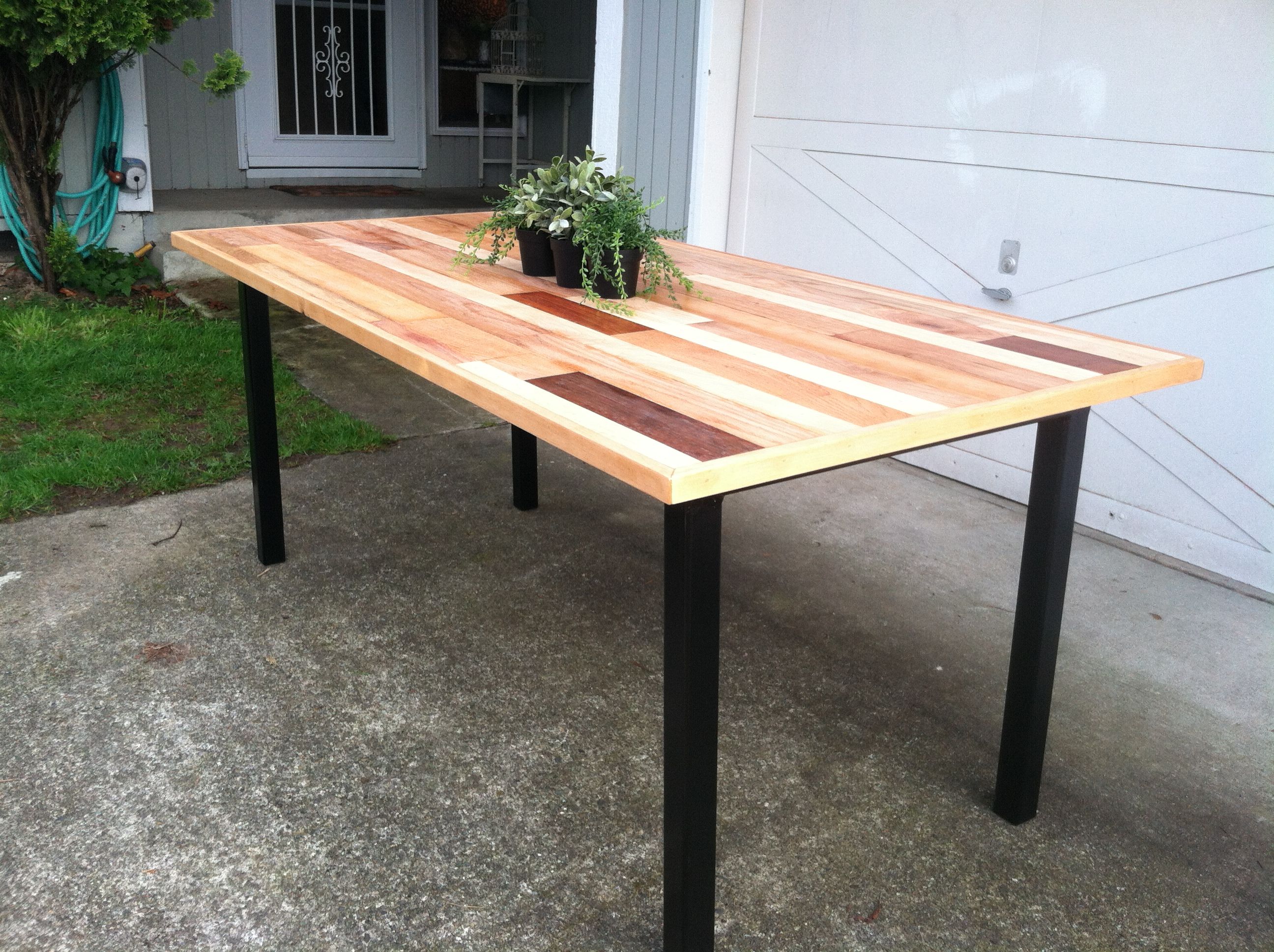 hardwood floor match kitchen table