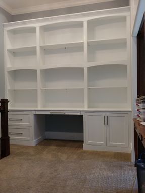 Custom Made Bookshelf / Entertainment Center / Desk