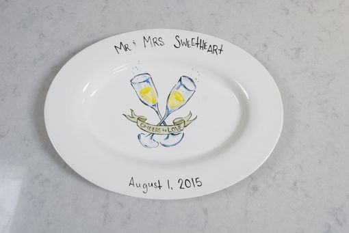 Custom Made Signature Platter For Weddings, Bridal Showers, Graduations, Etc