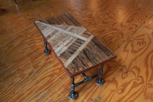 Custom Made Sail Boat Bench And Coffee Table 3