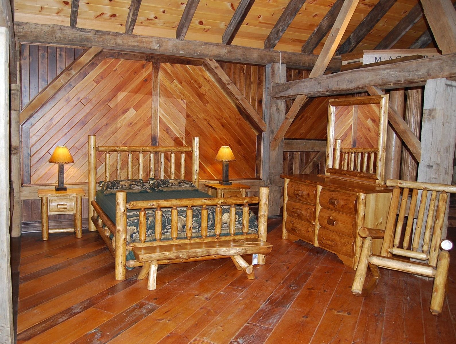 custom traditional cedar log beds by briar hill rustic