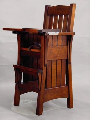 Custom Made Mission High Chair
