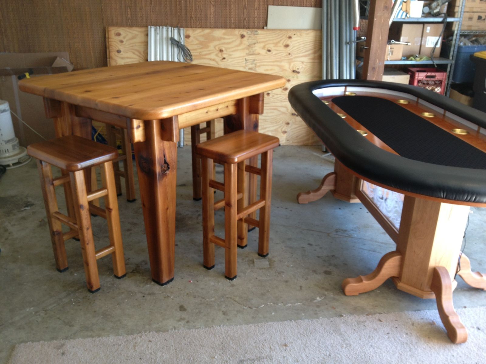 Custom Tall Indoor/Outdoor Table by Raw Creations Cnc