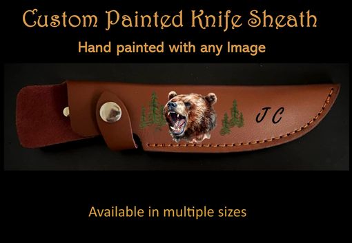 Custom Made Custom Knife Sheath, Custom Leather Knife Sheath, Knife Sheath,  Personalized, Hunter Gift
