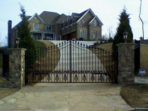 Custom Made Wrought Iron Entry Gate