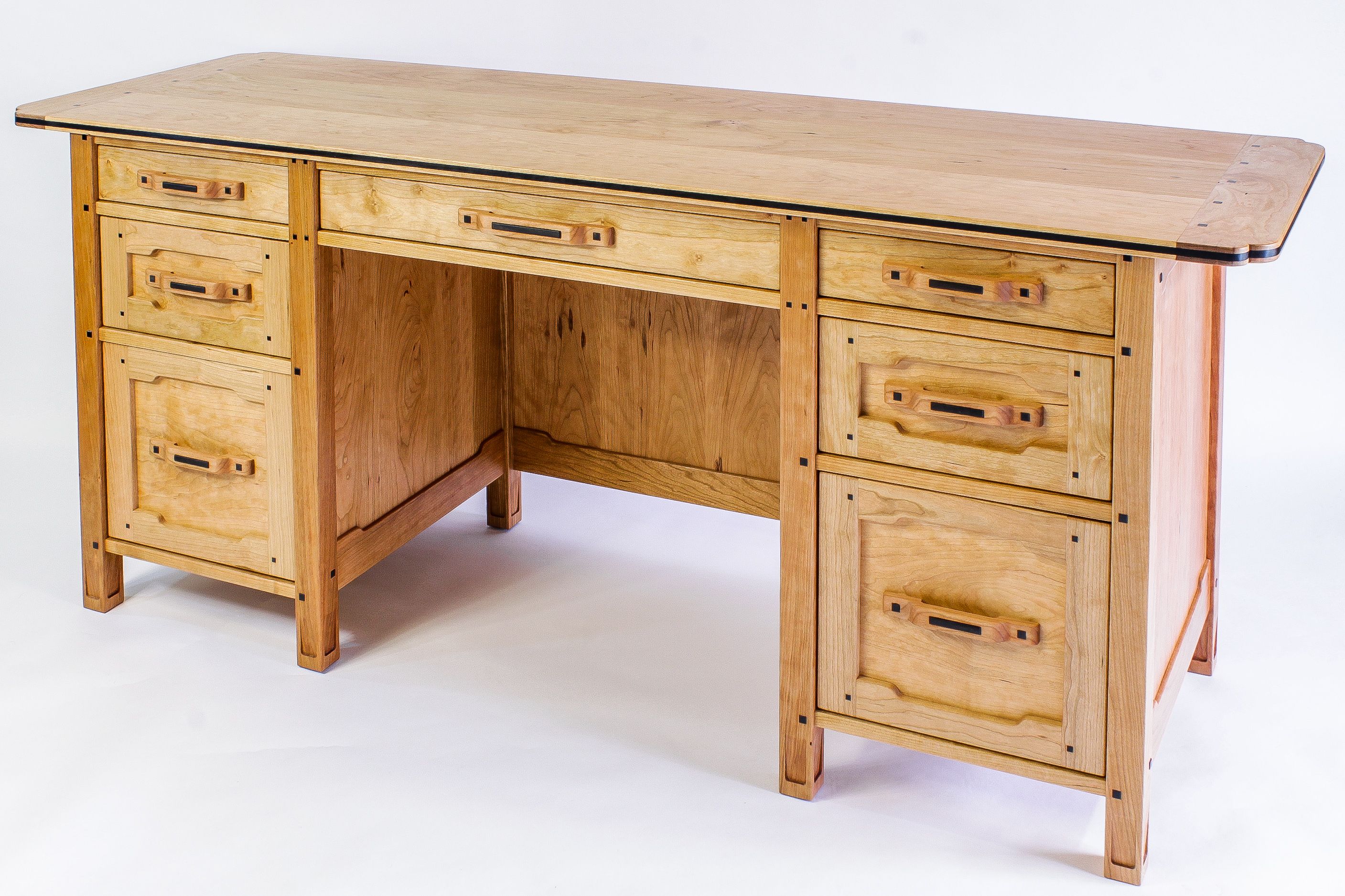 Buy A Hand Crafted Greene And Greene 7 Drawer Desk Made To Order