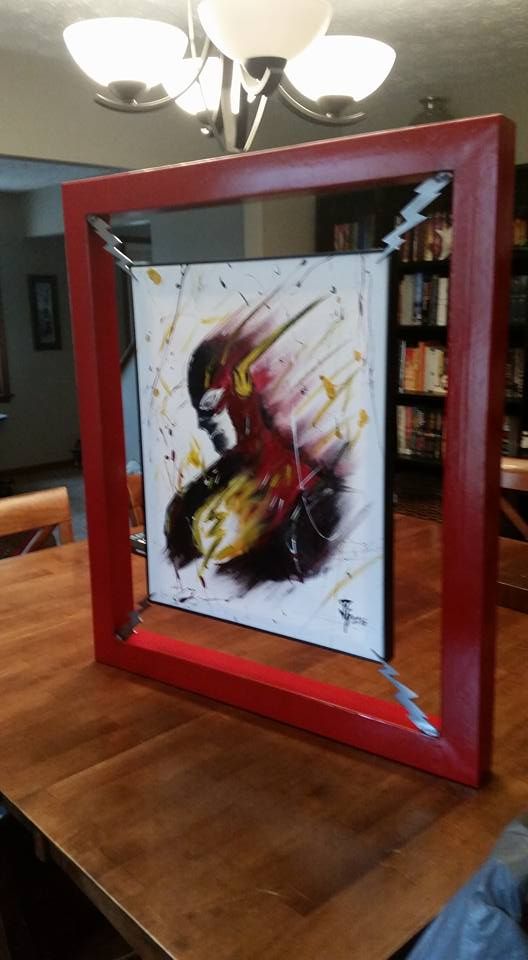 Custom Made Steel Art Frame by Porcupine Designs