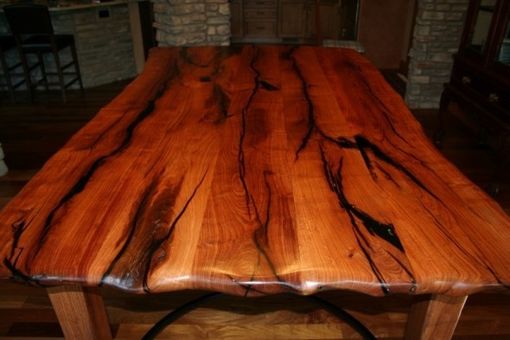 Hand Crafted Mesquite Dining Table by Porch Light Custom 