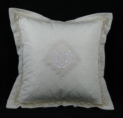 Custom Made Elegant Monogram Pillows