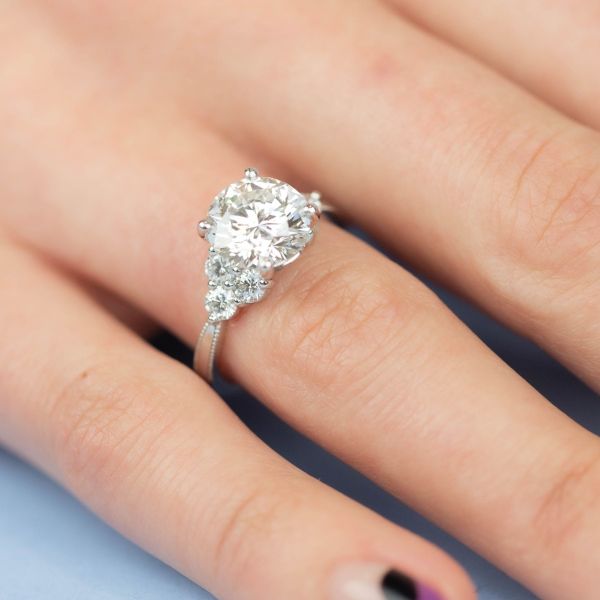 Make your own moissanite shop engagement ring