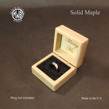Custom Made Ring Box, Rainbow Female.  Rb-138