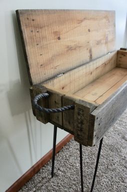 Custom Made Ammunition Crate Table, Vintage Table With Storage, Unique Table **Ready To Ship**