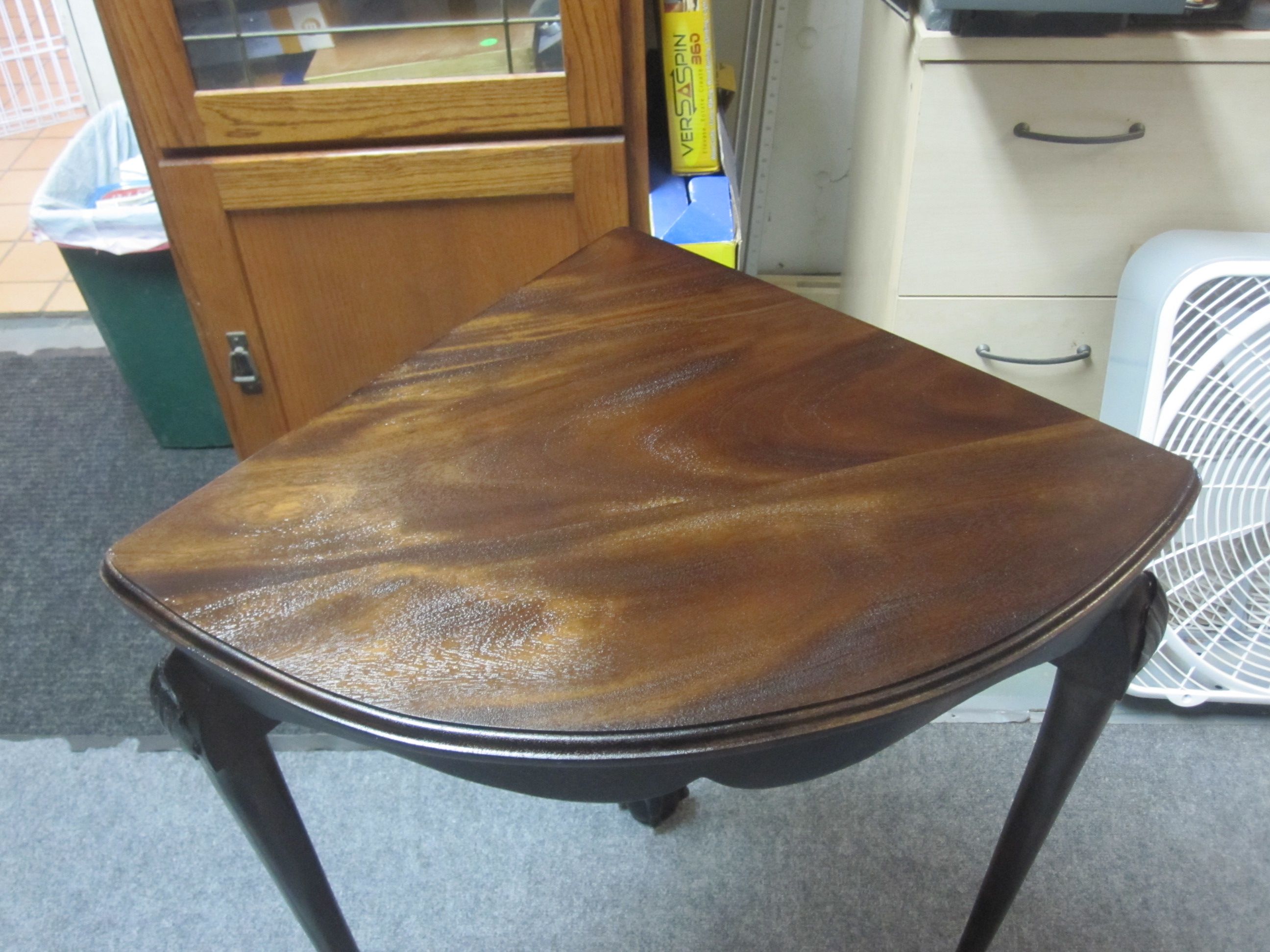 Handmade Corner Table by Steve's Woodturning and Furniture Design