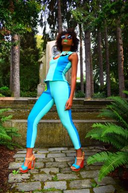 Custom Made Two Tone Pant Suit - Grace