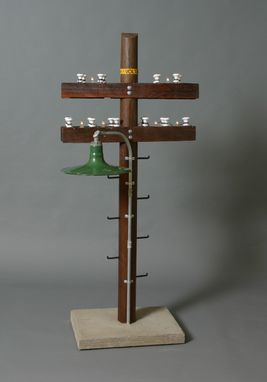 Custom Made Telephone Pole Lamp