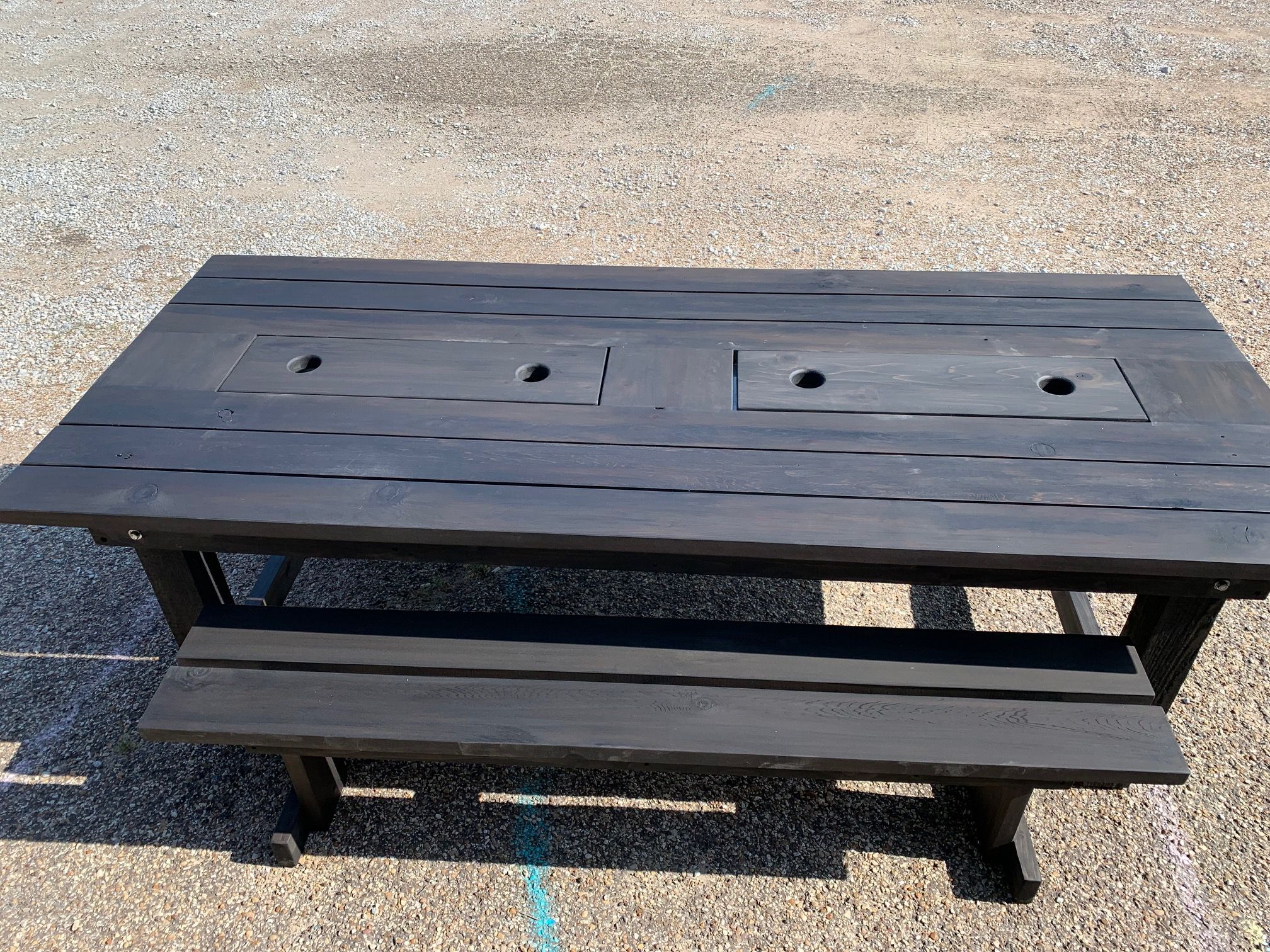 Custom Patio Table With BuiltIn Cooler by THH CREATIONS