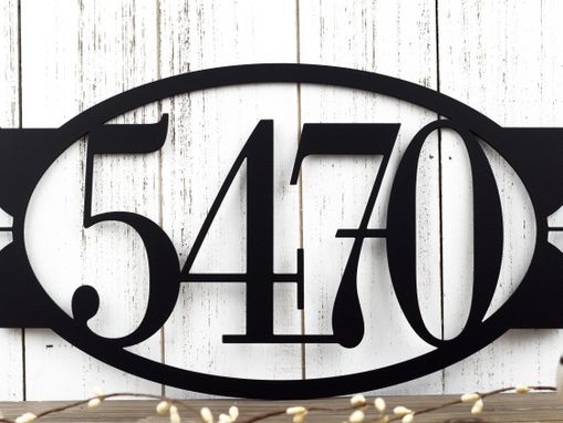Custom Made Metal House Number Sign