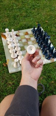 Custom Made One Hitter Ceramic Chess Set