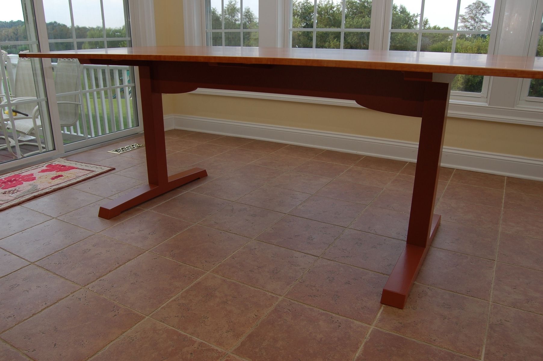 shaker made cherry kitchen table