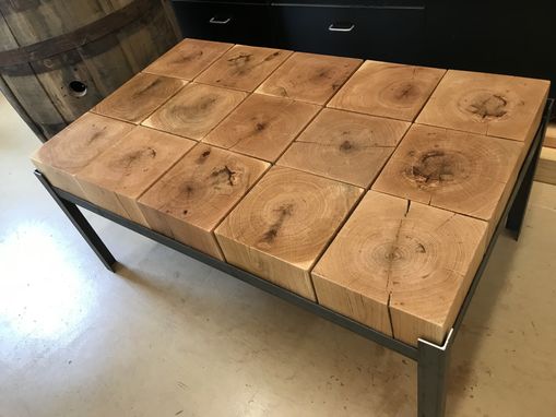 Custom Made Steel And Beam- Coffee And End Tables